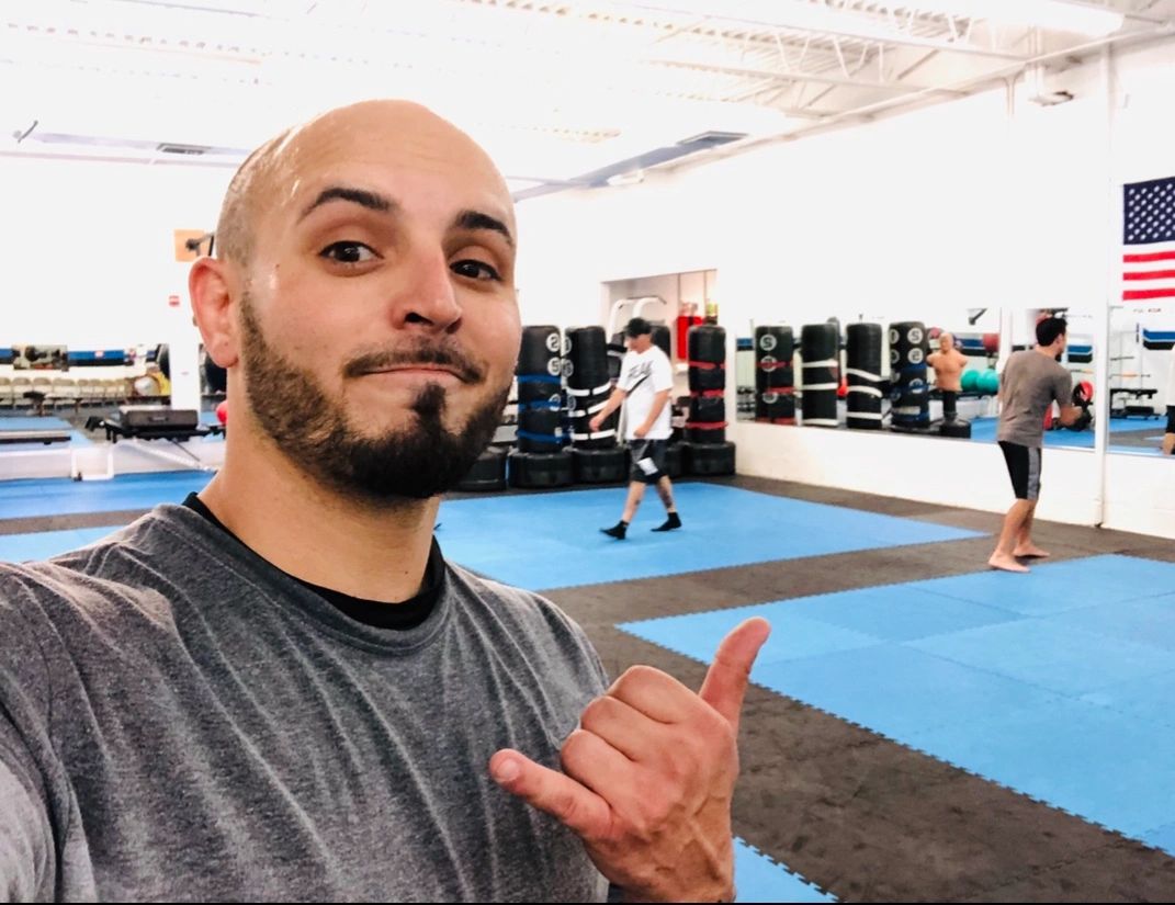 Matthew at the gym