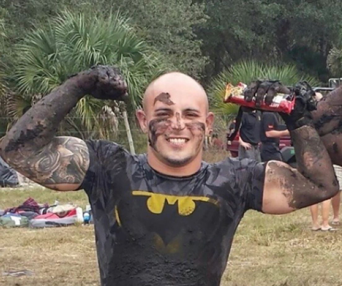 Mud run obstacle course